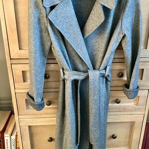DSTLD Gray Wool Blend Coat